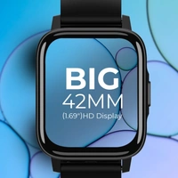DEFY Space 1.69" HD Display Smartwatch - 1.69” inches HD Display, Black, Blue